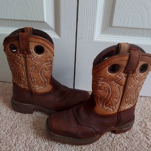 Boys Durango boots size 1m lil kids